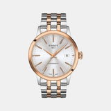 Classic Dream Men Automatic Silver Dial Analog Stainless Steel Watch T1294072203100