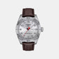 PRS 516 Men Automatic White Dial Analog Leather Watch T1314301603200