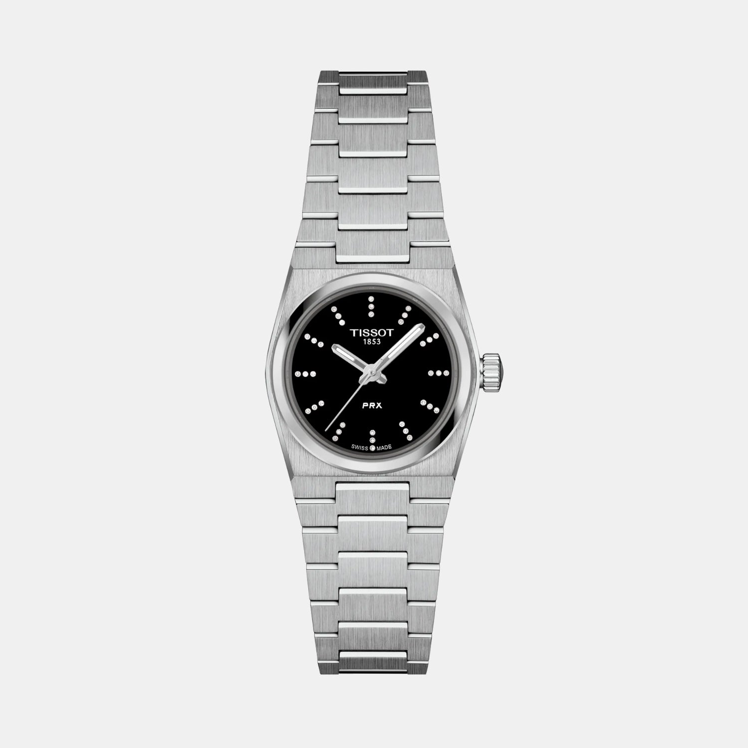 PRX Women Quartz Black Dial Analog Stainless Steel Watch T1370101105600