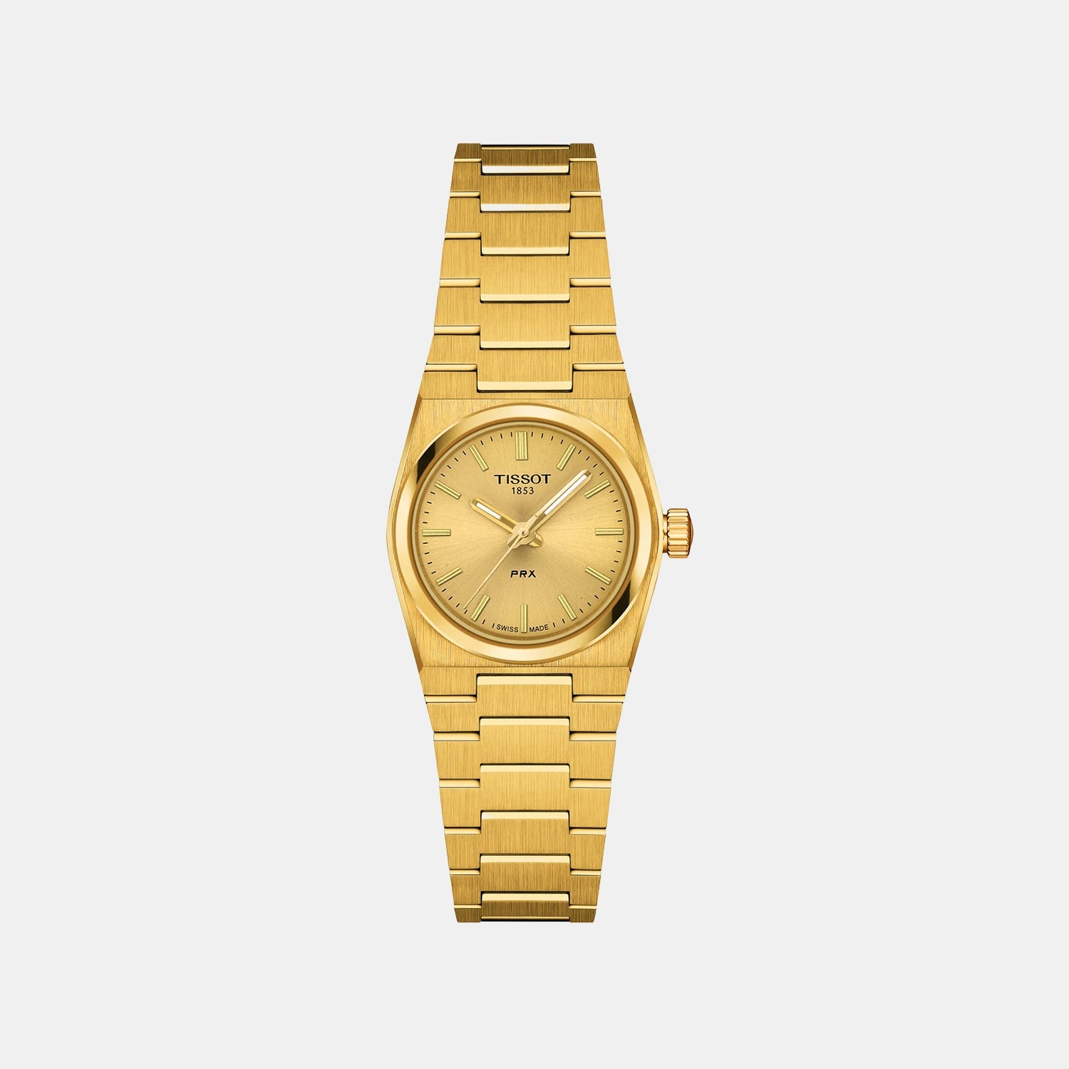 PRX Women Quartz Champagne Dial Analog Stainless Steel Watch T1370103302100