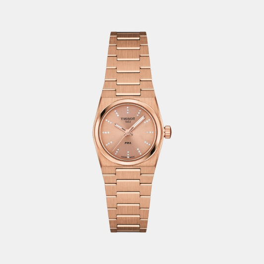 PRX Women Quartz Nude Dial Analog Stainless Steel Watch T1370103350600