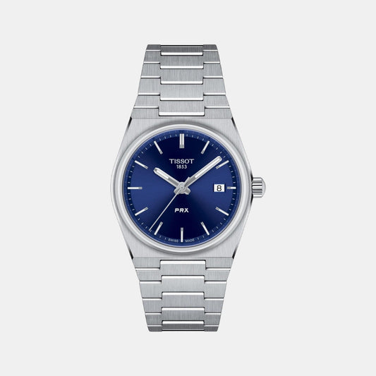 PRX Unisex Quartz Blue Dial Analog Stainless Steel Watch T1372101104100