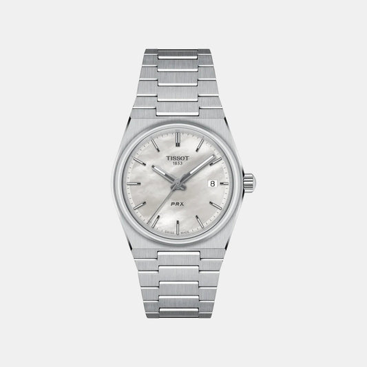 PRX Women Quartz Mother Of Pearl Dial Analog Stainless Steel Watch T1372101111100