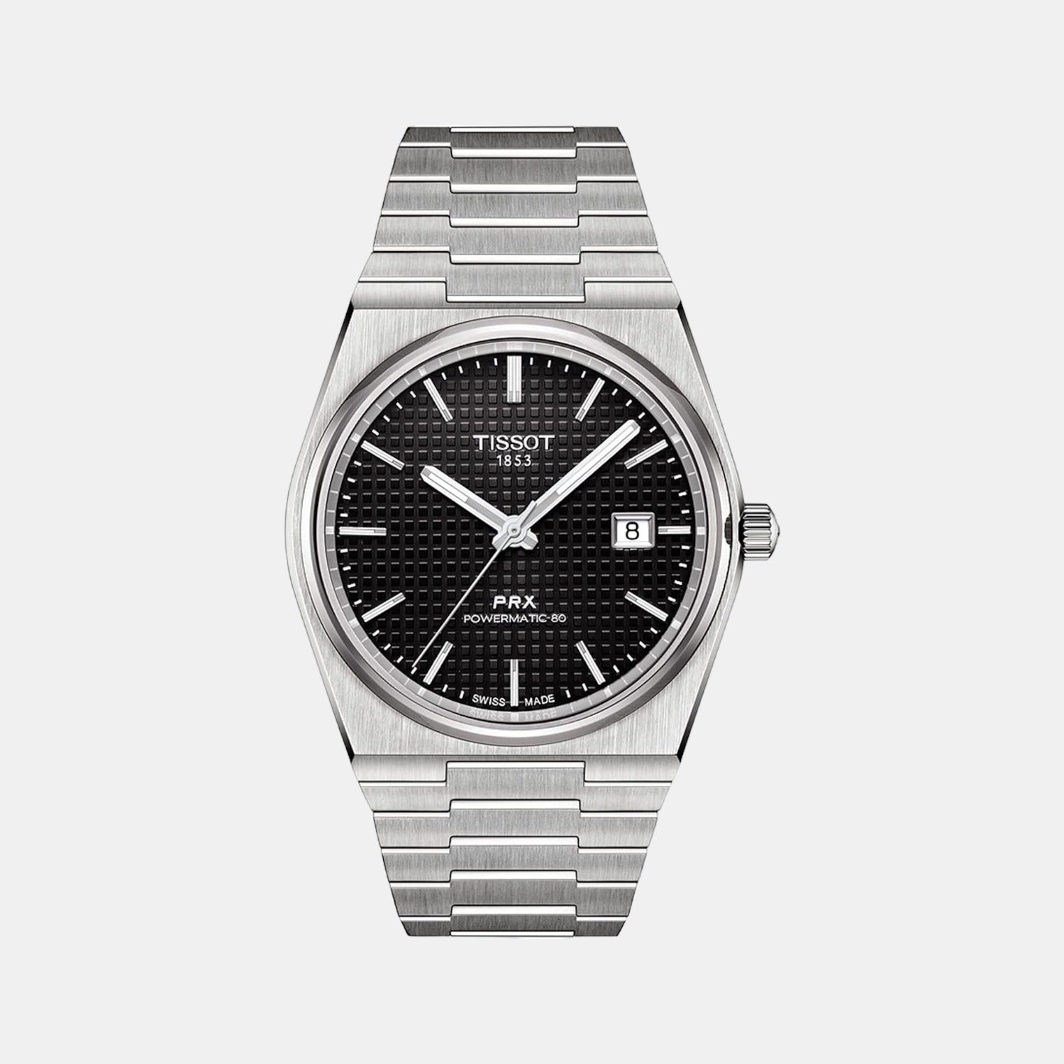 PRX Men Automatic Black Dial Analog Stainless Steel Watch T1374071105100