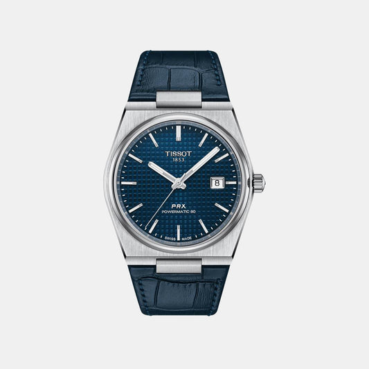 PRX Men Automatic Blue Dial Analog Leather Watch T1374071604100