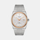 PRX Men Automatic Silver Dial Analog Stainless Steel Watch T1374072103100