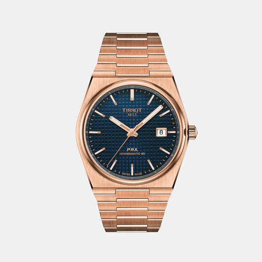 PRX Men Automatic Blue Dial Analog Stainless Steel Watch T1374073304100
