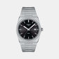 PRX Men Quartz Black Dial Analog Stainless Steel Watch T1374101105100
