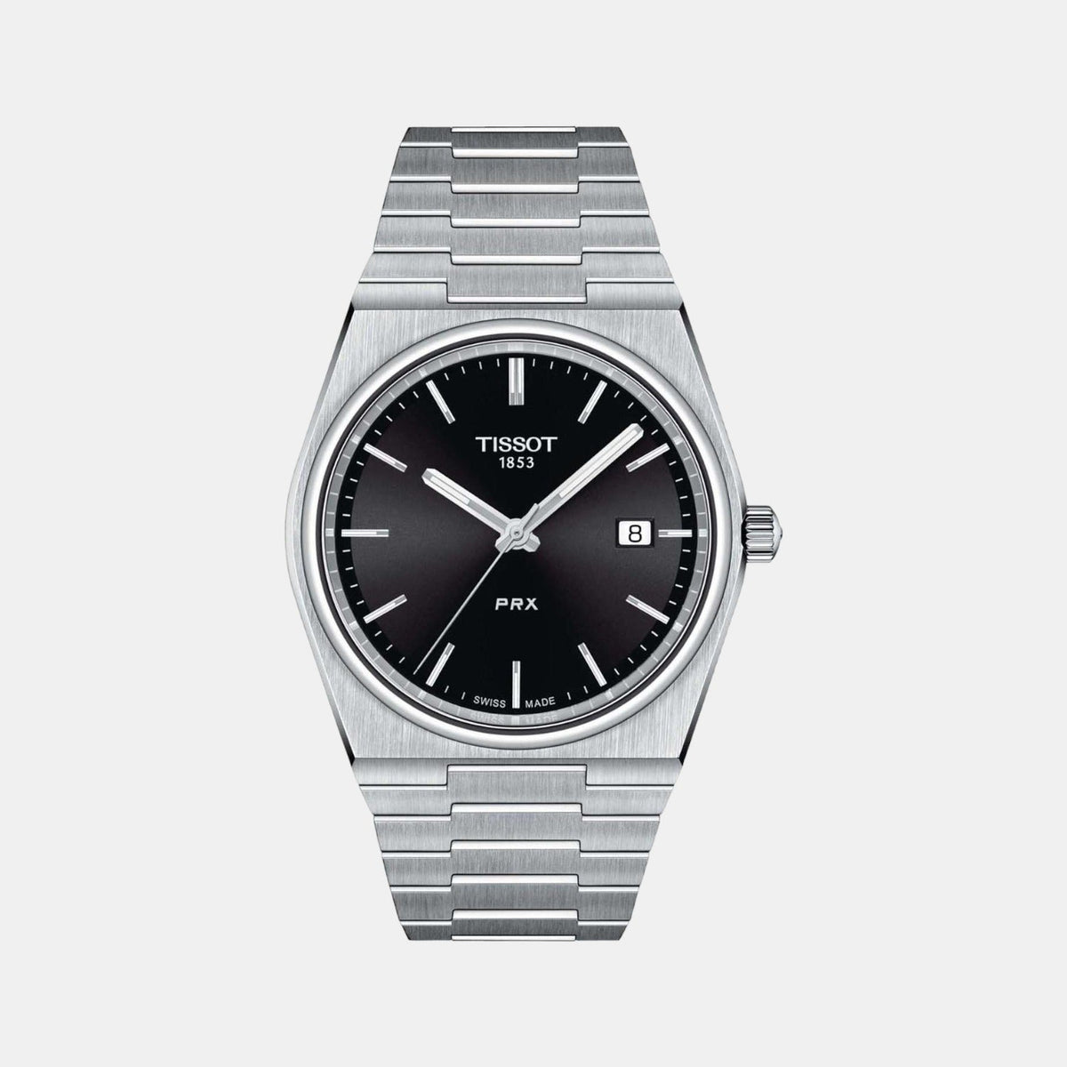 PRX Men Quartz Black Dial Analog Stainless Steel Watch T1374101105100