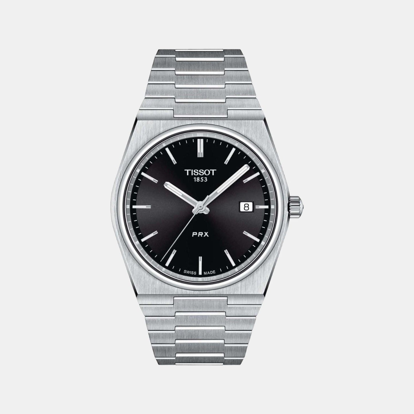 PRX Men Quartz Black Dial Analog Stainless Steel Watch T1374101105100