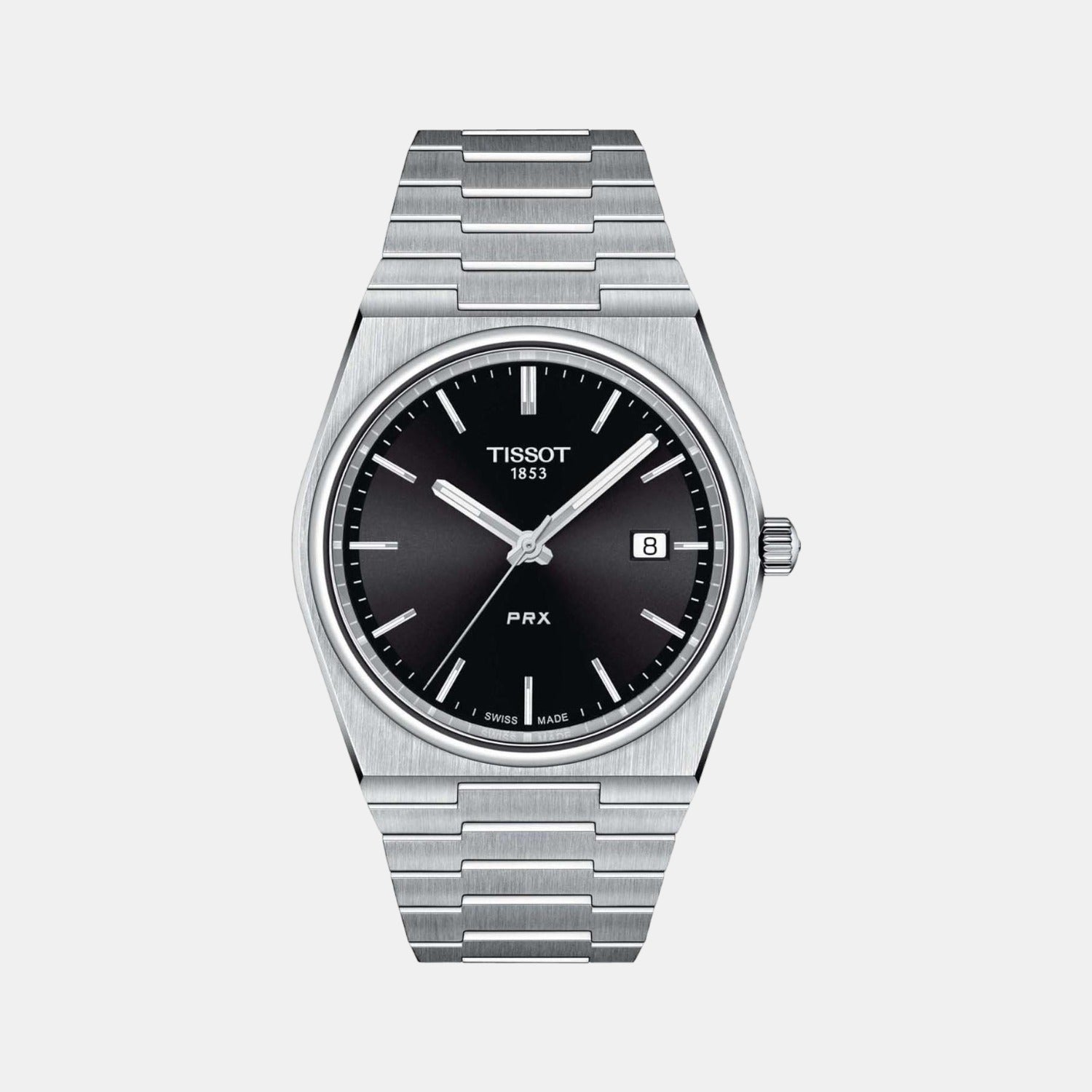 PRX Men Quartz Black Dial Analog Stainless Steel Watch T1374101105100