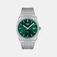 PRX Men Quartz Green Dial Analog Stainless Steel Watch T1374101109100