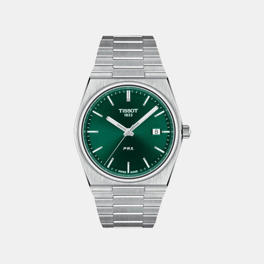 PRX Men Quartz Green Dial Analog Stainless Steel Watch T1374101109100