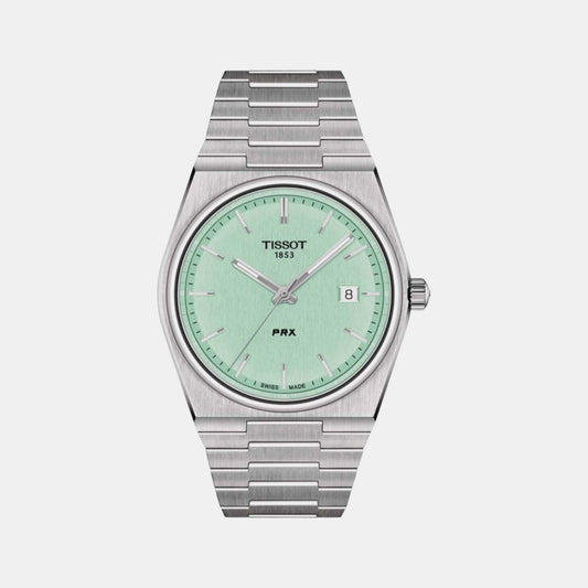 PRX Men Quartz Green Dial Analog Stainless Steel Watch T1374101109101