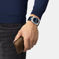 PRX Men Quartz Blue Dial Analog Leather Watch T1374101604100