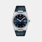 PRX Men Quartz Blue Dial Analog Leather Watch T1374101604100