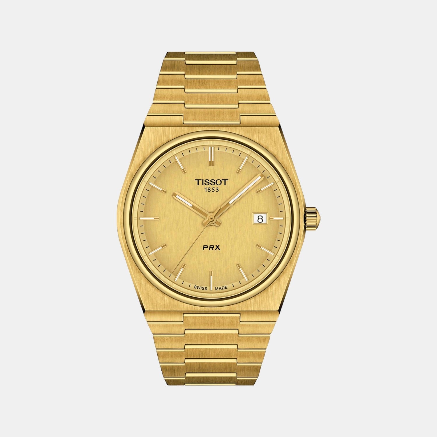PRX Men Quartz Champagne Dial Analog Stainless Steel Watch T1374103302100