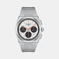 PRX Men Automatic White Dial Chronograph Stainless Steel Watch T1374271101100