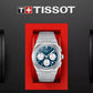 PRX Men Automatic Blue Dial Chronograph Stainless Steel Watch T1374271104100