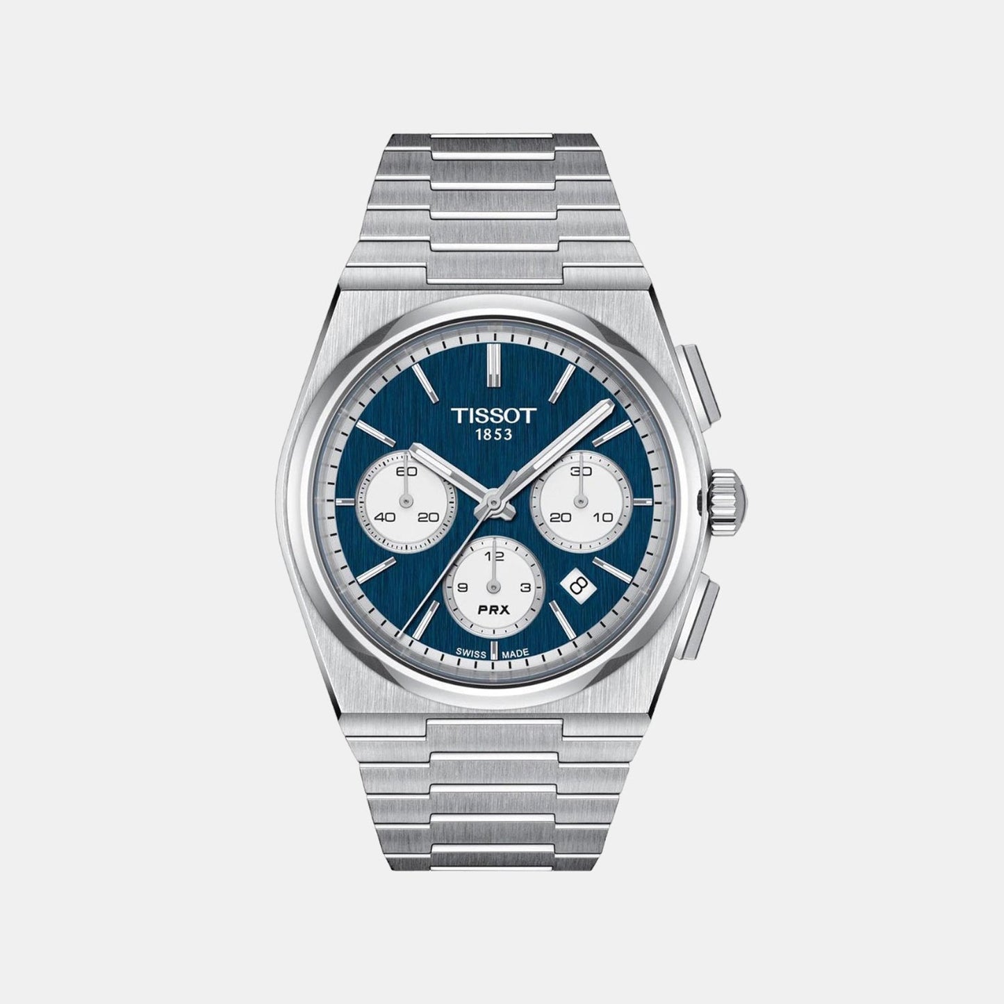 PRX Men Automatic Blue Dial Chronograph Stainless Steel Watch T1374271104100