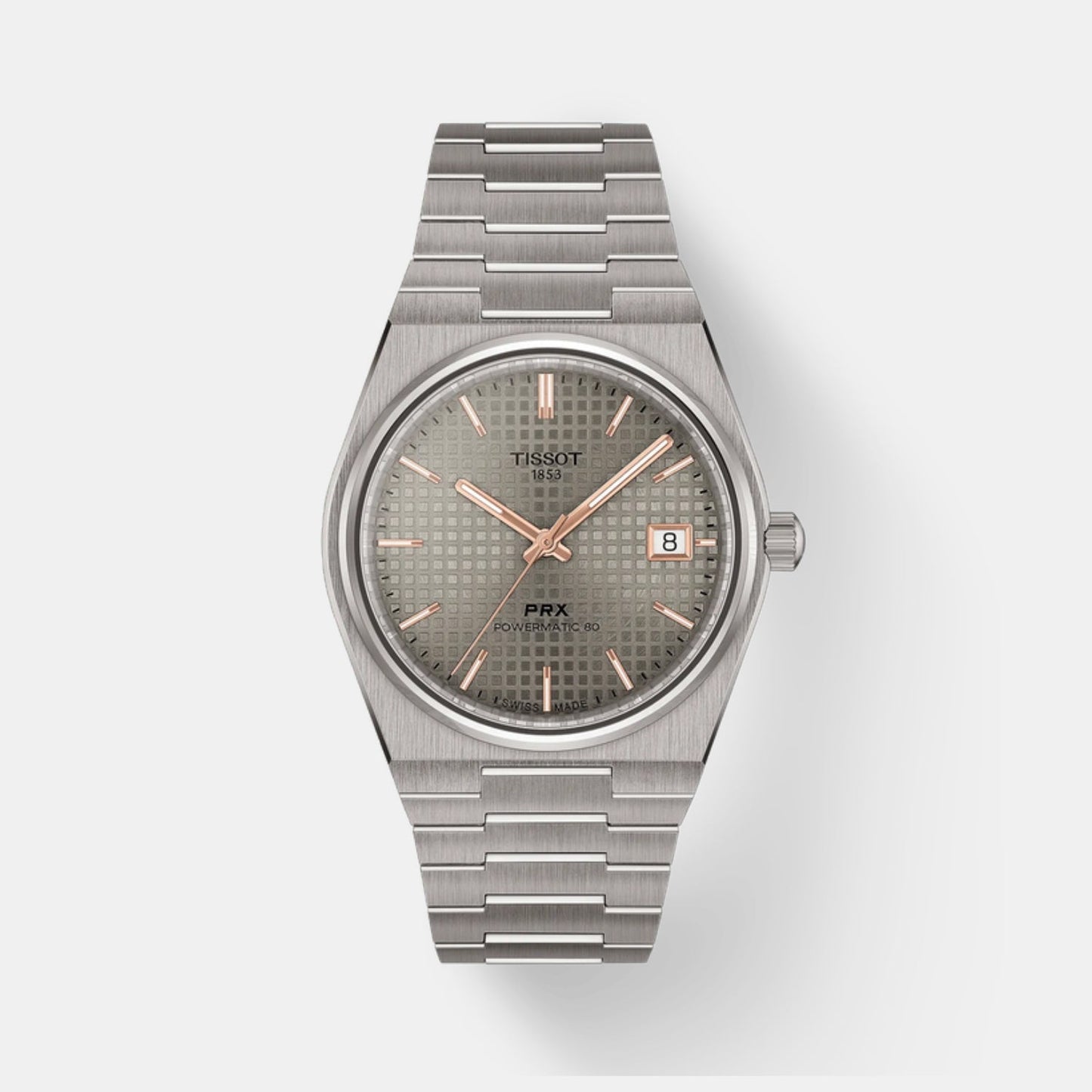 PRX Unisex Automatic Grey Dial Analog Titanium Watch T1378074406100