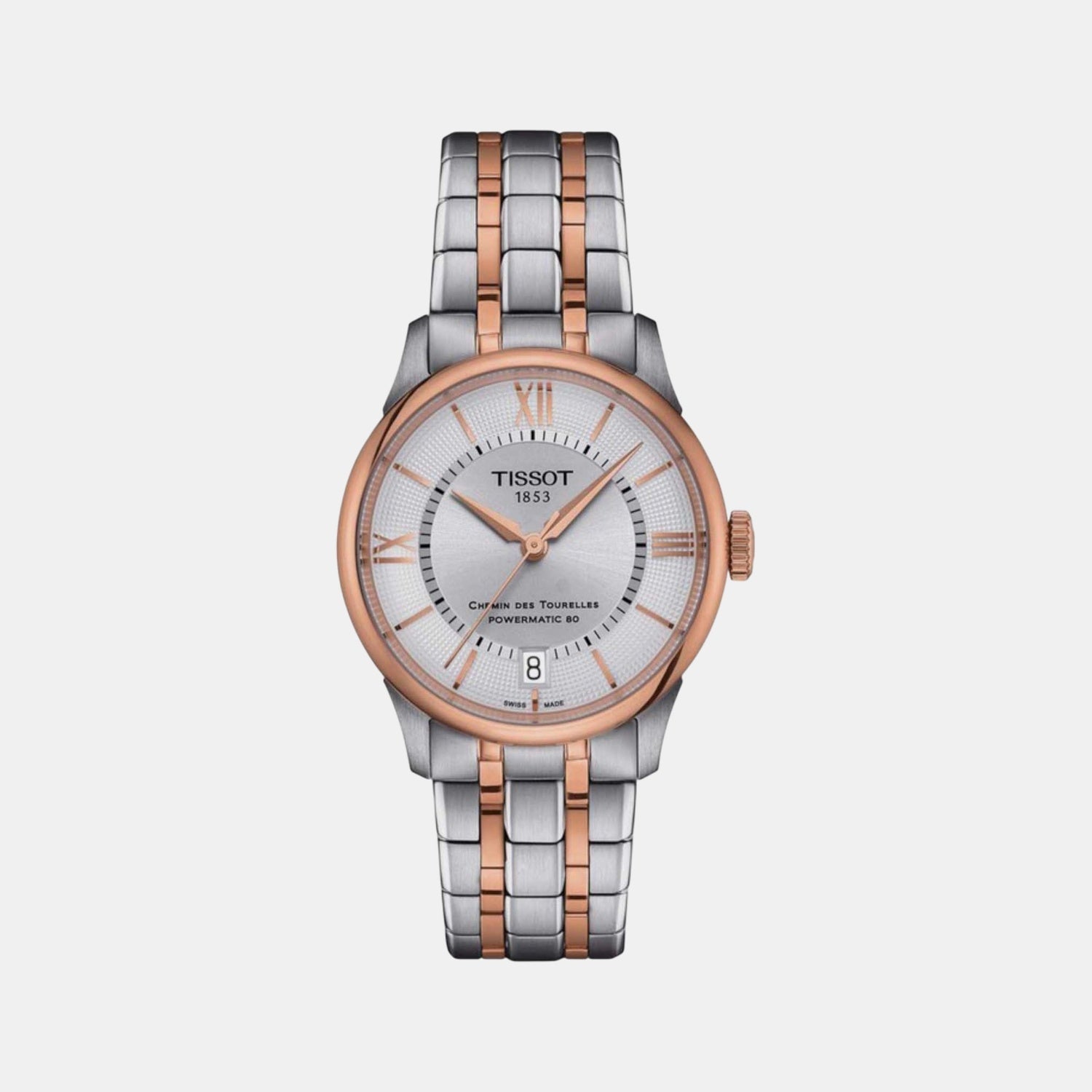 Chemin Des Tourelles Women Automatic Silver Dial Analog Stainless Steel Watch T1392072203800