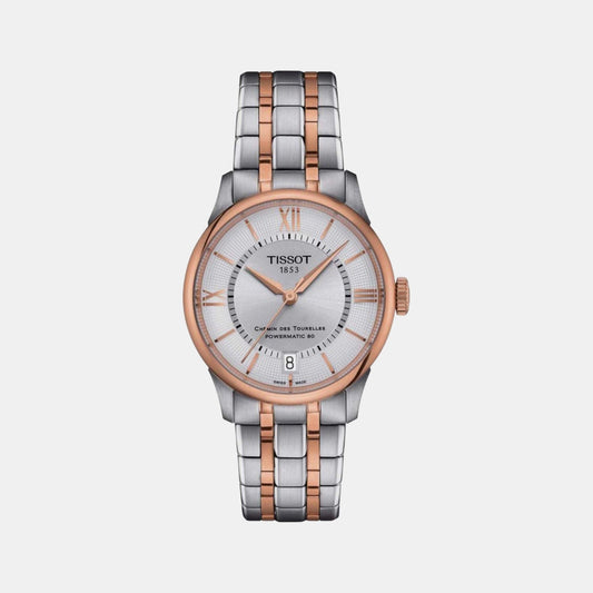 Chemin Des Tourelles Women Automatic Silver Dial Analog Stainless Steel Watch T1392072203800