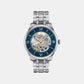 Chemin Des Tourelles Unisex Automatic Blue Dial Analog Stainless Steel Watch T1398361104800
