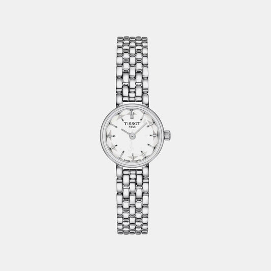 Lovely Women Quartz Mother Of Pearl Dial Analog Stainless Steel Watch T1400091111100
