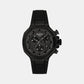 T-Race Men Quartz Black Dial Analog Silicone Watch T1418173705100