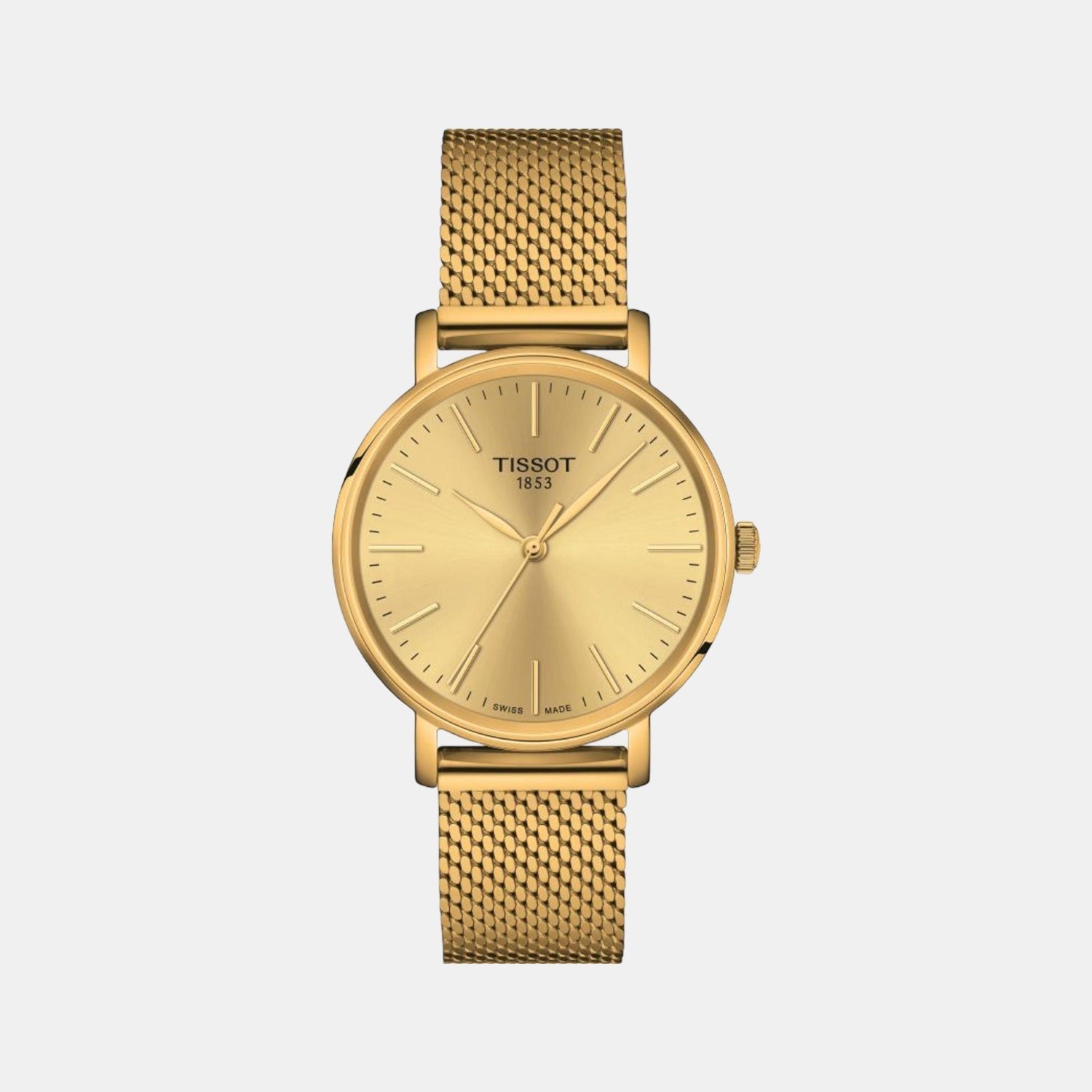 Everytime Women Quartz Champagne Dial Analog Stainless Steel Watch T1432103302100