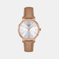 Everytime Women Quartz White Dial Analog Leather Watch T1432103601100