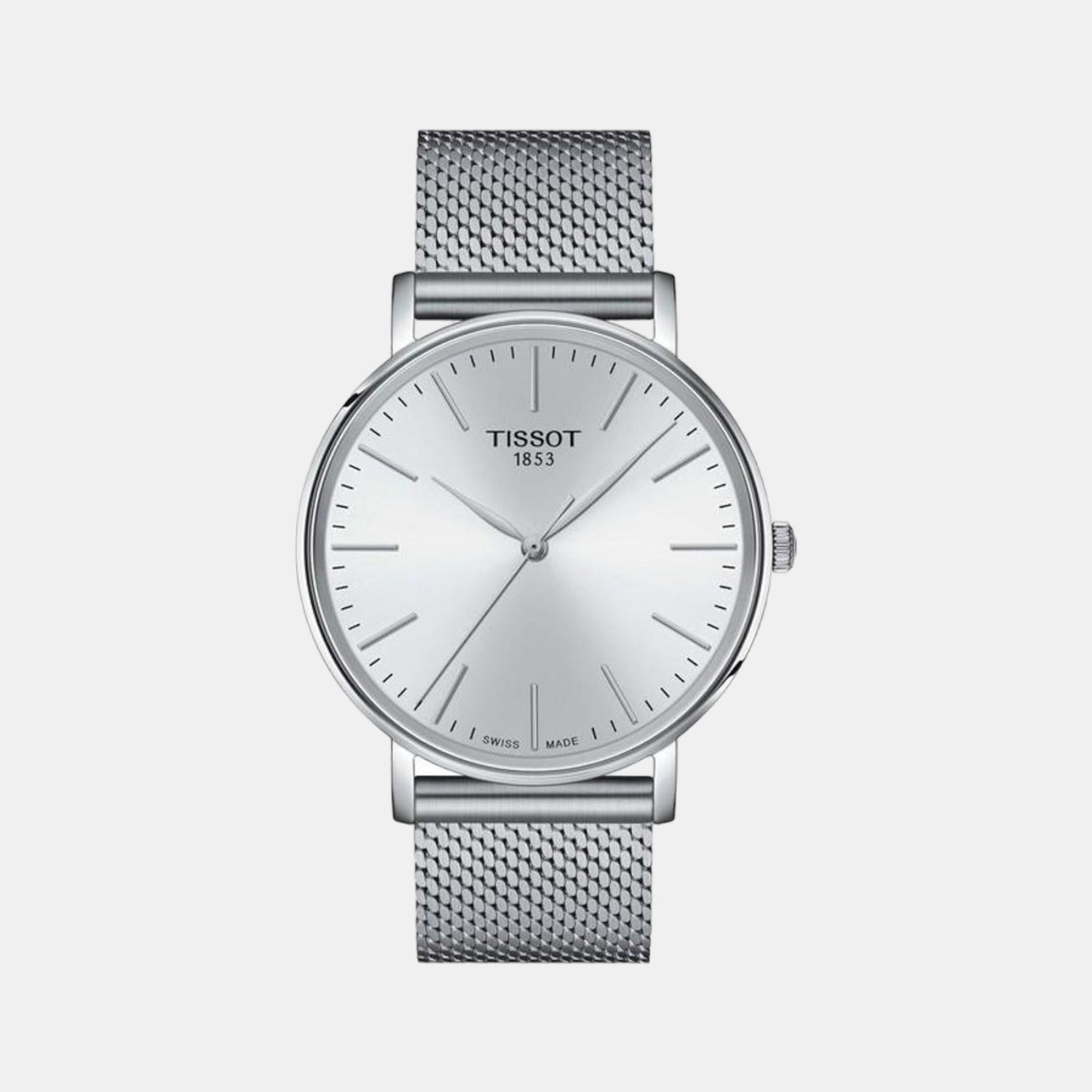 Everytime Men Quartz White Dial Analog Stainless Steel Watch T1434101101100