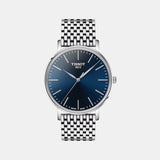 Everytime Men Quartz Blue Dial Analog Stainless Steel Watch T1434101104100