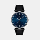 Everytime Men Quartz Blue Dial Analog Leather Watch T1434101604100