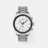 Men Quartz White Dial Chronograph Stainless Steel Watch T1494171101100