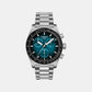 PR516 Men Quartz Blue Dial Chronograph Stainless Steel Watch T1494171104101