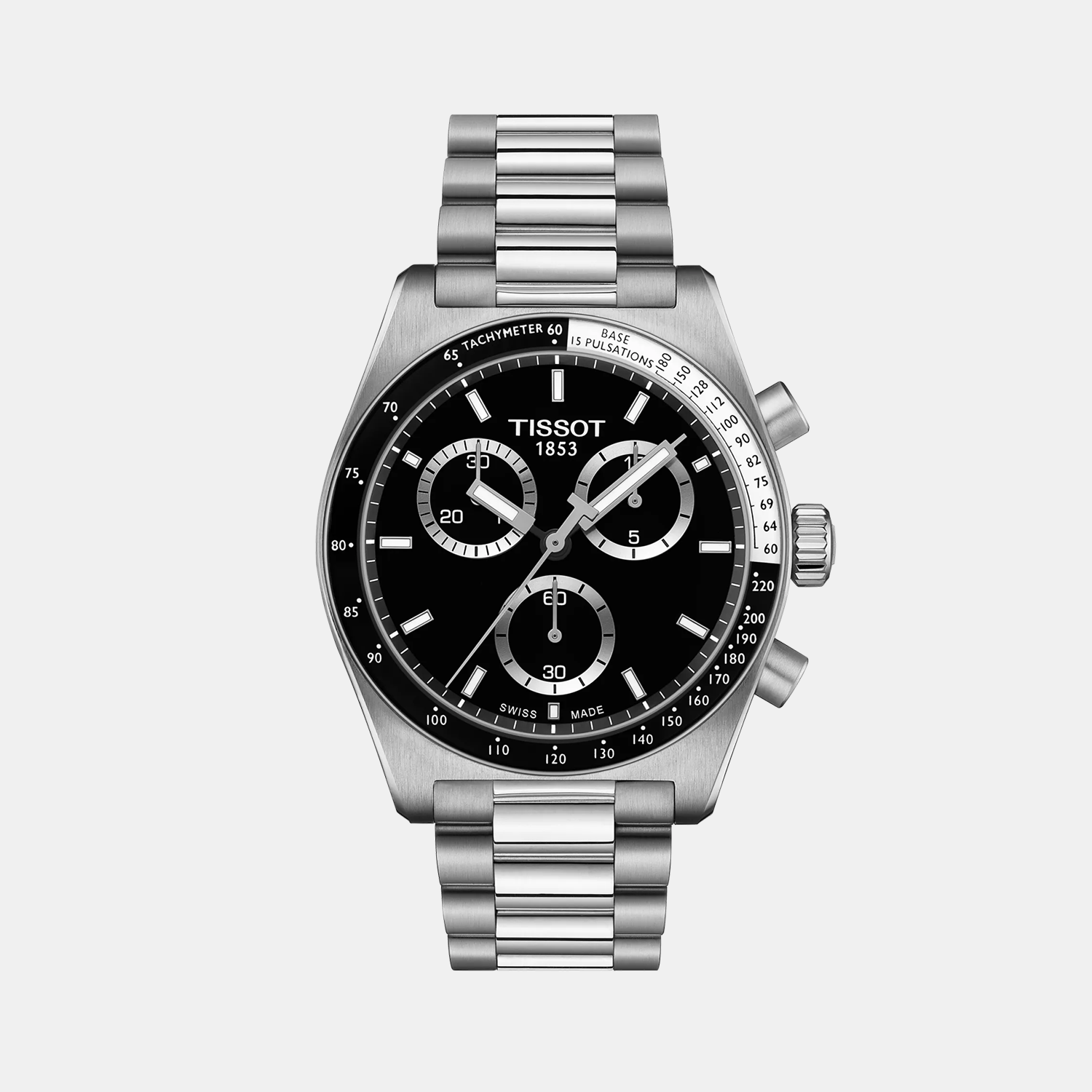 PR 516 Men Quartz Black Dial Chronograph Stainless Steel Watch T1494171105100