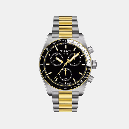 PR 516 Men Quartz Black Dial Chronograph Stainless Steel Watch T1494172205100