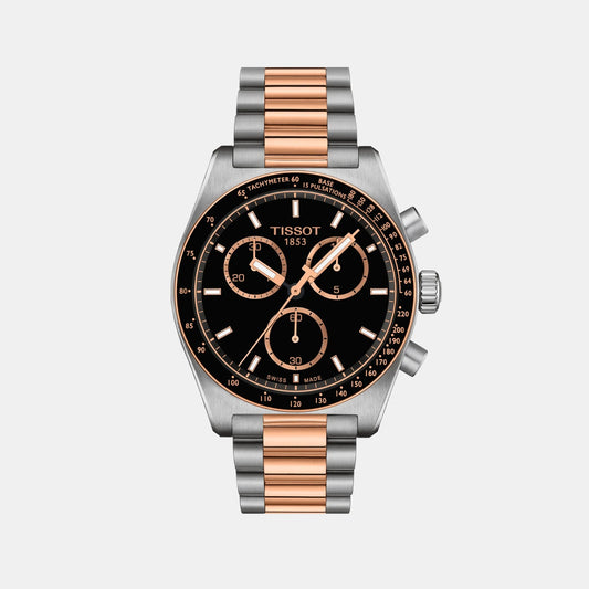 PR 516 Men Quartz Black Dial Chronograph Stainless Steel Watch T1494172205101