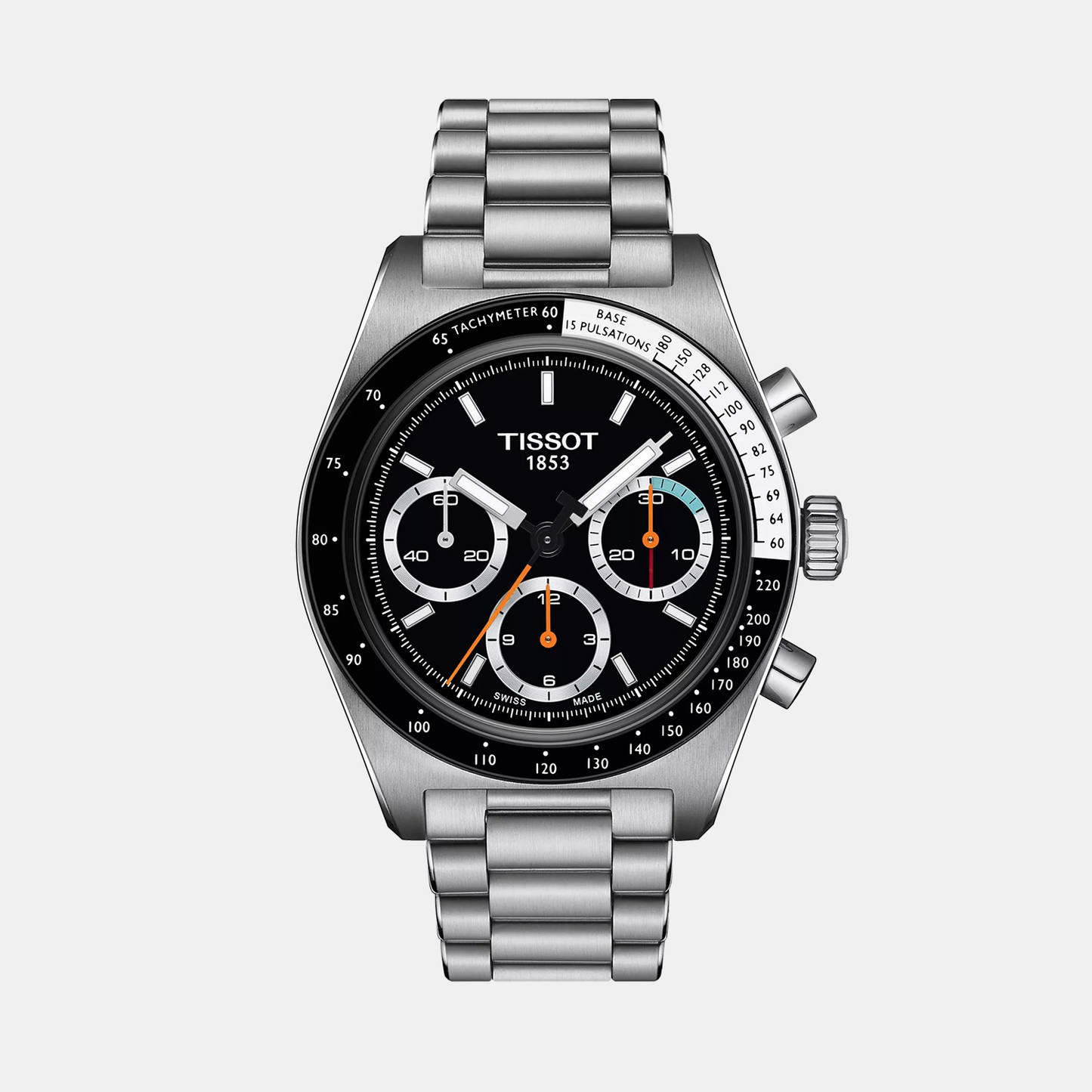 PR 516 Men Mechanical Black Dial Chronograph Stainless Steel Watch T1494592105100