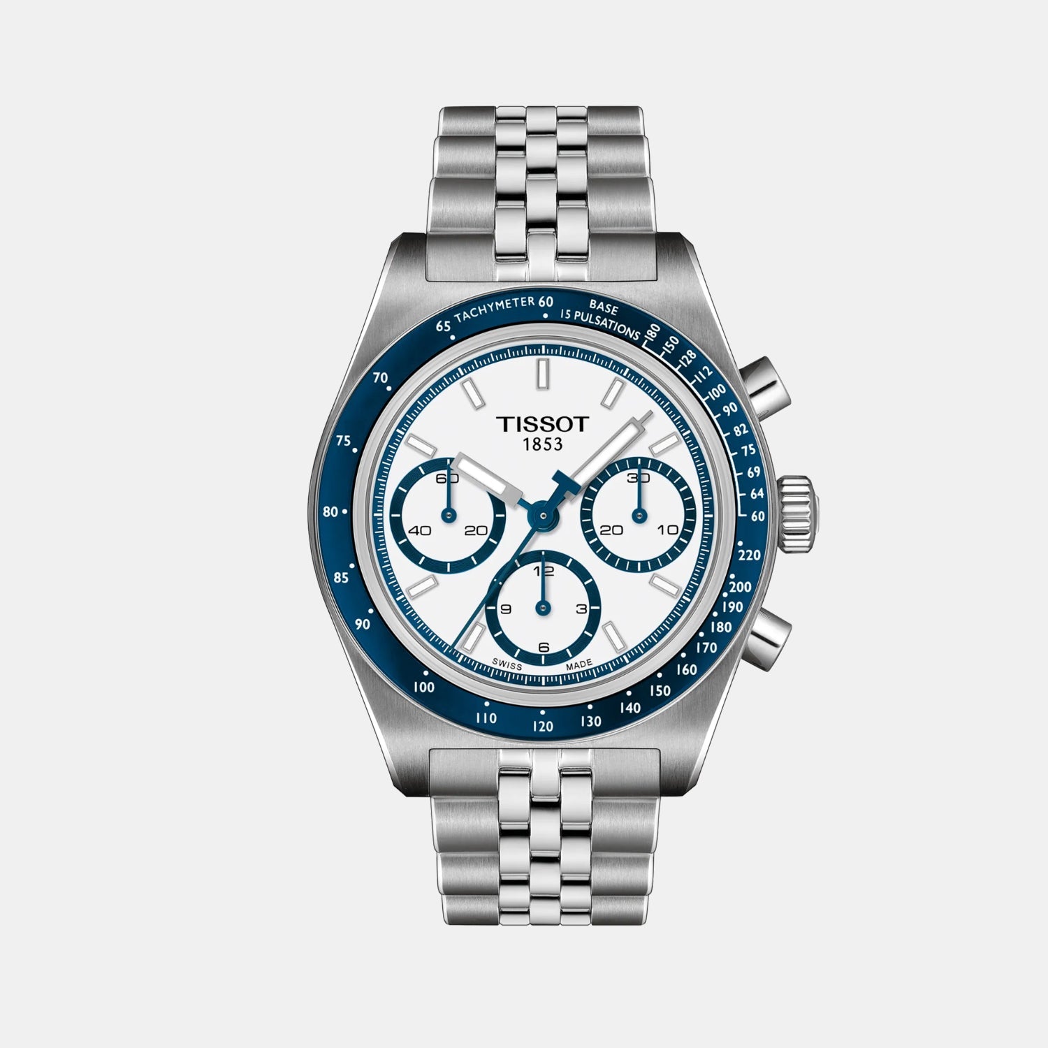 PR 516 Men Automatic White Dial Chronograph Stainless Steel Watch T1494621101100