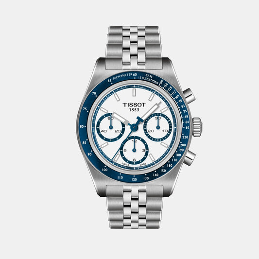 PR 516 Men Automatic White Dial Chronograph Stainless Steel Watch T1494621101100