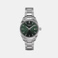 PR 100 Women Quartz Green Dial Analog Stainless Steel Watch T1502101109100