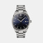 PR 100 Men Quartz Blue Dial Analog Stainless Steel Watch T1504101104100