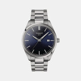 PR 100 Men Quartz Blue Dial Analog Stainless Steel Watch T1504101104100
