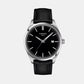 PR 100 Men Quartz Black Dial Analog Leather Watch T1504101605100