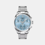 PR 100 Men Quartz Blue Dial Chronograph Stainless Steel Watch T1504171135100