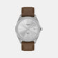 PRC 100 Unisex Solar Silver Dial Analog Leather Watch T1514221603100