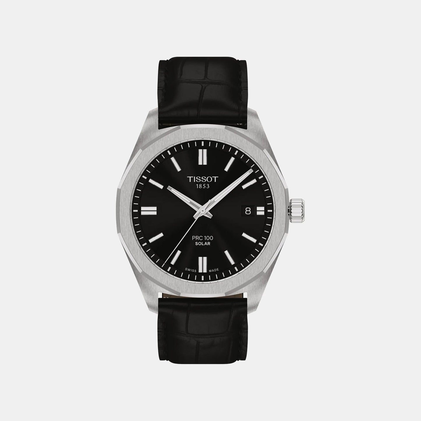 PRC 100 Men Quartz Black Dial Analog Leather Watch T1514221605100